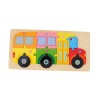 Toyvian 1 Ensemble Stéréo Bloc Puzzle 3D Préscolaire Jouets Voiture Jouets pour Enfants Modèle Blocs Et Planches Avion Blocs 