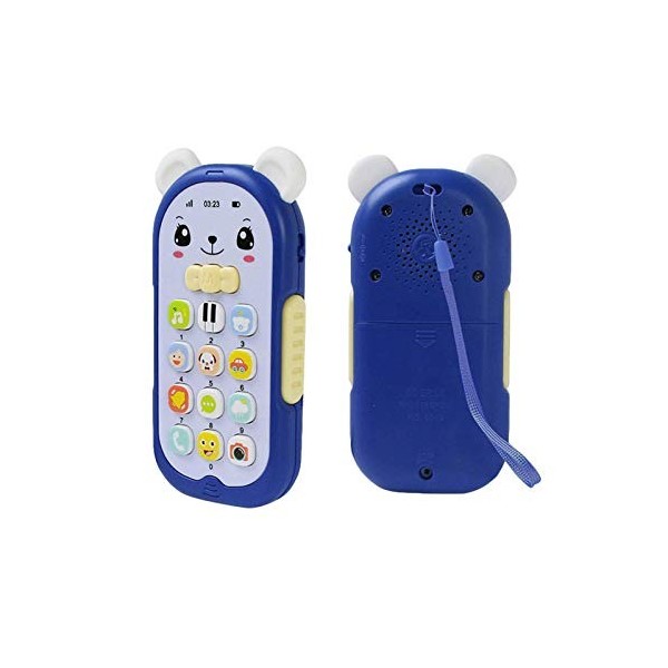 Plesuxfy Jouet de téléphone Portable pour bébé, téléphone Portable Jouet pour Smartphone avec lumières Musicales, téléphones 