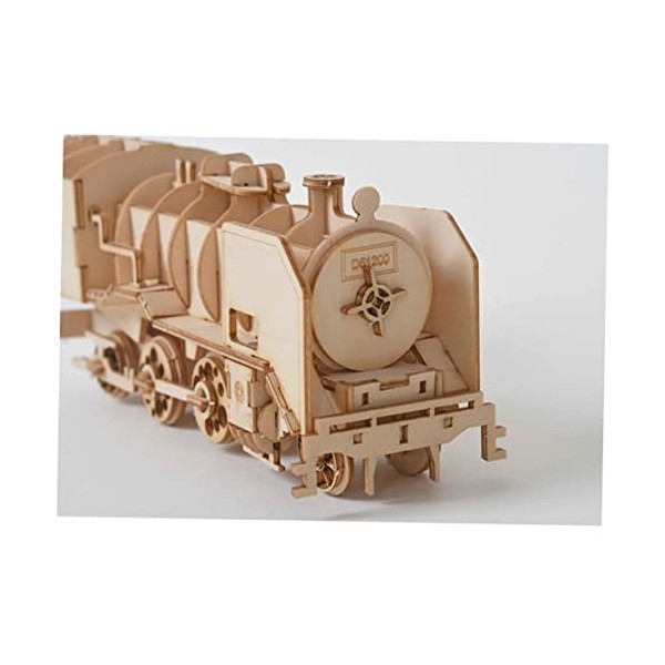 ibasenice 1 Jeu Casse-tête De Train 3D Casse-tête De Bloc Puzzles De Voiture pour Adultes Voitures Modèles Énigmes Mécaniques