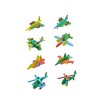 Toyvian 16 Pièces Scie Sauteuse Jouets Déveil Casse-tête davion 3D Puzzle Meubles