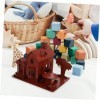 ERINGOGO 1Pc 3D Maison Puzzle Bricolage Modèle Kit De Construction Puzzles Jouets De Construction 3D Maison Puzzle Tige Éduca