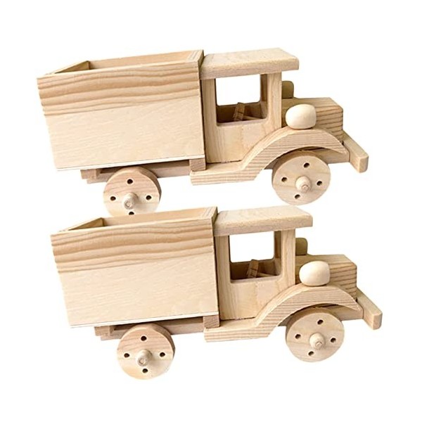 Abaodam 2 Ensembles Cheval en Bois Jouet Bricolage Puzzle Bois Enfant Puzzle en Bois pour Les Tout-Petits Jouets pour Garçons