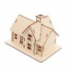 BUTIFULSIC 1 Jeu Puzzle 3d Puzzles En Bois Casse-tête Maison 3d Casse-tête 3d Construction En Bois Énigmes Mécaniques Puzzle 