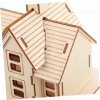 BUTIFULSIC 1 Jeu Puzzle 3d Puzzles En Bois Casse-tête Maison 3d Casse-tête 3d Construction En Bois Énigmes Mécaniques Puzzle 