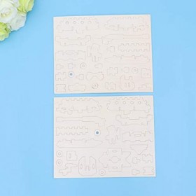 TOYANDONA 2 Pièces Puzzles pour Adultes Jouet Enfant Puzzles Enfant Puzzles pour Enfants Jouets pour Enfants 3D Scie Sauteuse