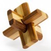 3D Bamboo Brain puzzle Double cross * *