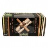 3D Bamboo Brain puzzle Double cross * *