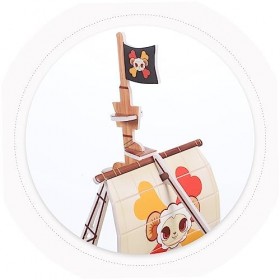 Abaodam 2 Jeux De Puzzle Pirate Voilier en Papier 3D
