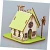 DIKACA Scie Sauteuse Énigmes Maison De Puzzle Casse-tête Maison Jouet 3D en Bois