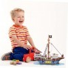 TOYANDONA 2 Ensembles Casse-tête du Bateau Pirate Jeu De Puzzle Modèle De Voilier Casse-tête De Bateau Pirate Maquettes De Ba