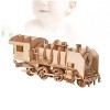 ibasenice 1 Pc Cadeau De Locomotive Train Bricolage Modèle Kit De Trains Miniatures Casse-tête De Train Classique Train Puzzl