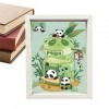 LINGJIONG Puzzle panda pour adulte, jeu éducatif 3D | Cadre photo, jeux panda, la maison pour mur, fenêtre pour garçons et fi