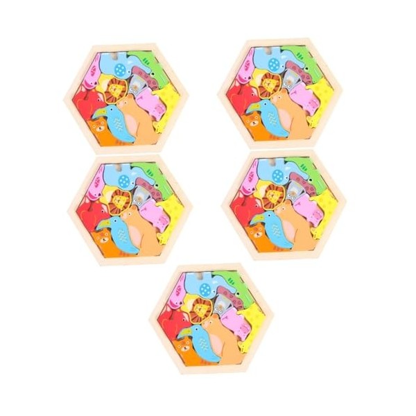 ERINGOGO 2 Ensembles De Puzzles Tridimensionnels pour Enfants De 6 À 8 Ans Puzzles De Sol avec Animaux pour Enfants De 3 À 5 