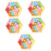 ERINGOGO 2 Ensembles De Puzzles Tridimensionnels pour Enfants De 6 À 8 Ans Puzzles De Sol avec Animaux pour Enfants De 3 À 5 