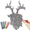 JPSDOWS coloriage 3D - Ensemble Peinture 3D | Kit Peinture 3D éducatif Portable avec 10 stylos coloriage, Cadeaux pour garçon