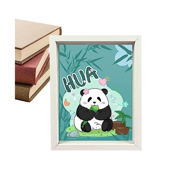 Youding Casse-tête Panda - réflexion 3D pour | Apprendre Le Jeu éducatif Panda, Conception Cadre Photo pour Mur, fenêtre