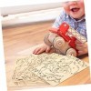 TOYANDONA 5 Pièces Casse-tête en Bois Puzzles Uniques pour Adultes Casse-tête Difficile Colle pour Puzzle Animaux pour Enfant