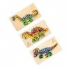 TOYANDONA 3 Ensembles Dinosaure 3D Puzzle Jigsaw Puzzle Blocs De Construction 3D Dinasour Puzzle Jouets Numéro Apprentissage 