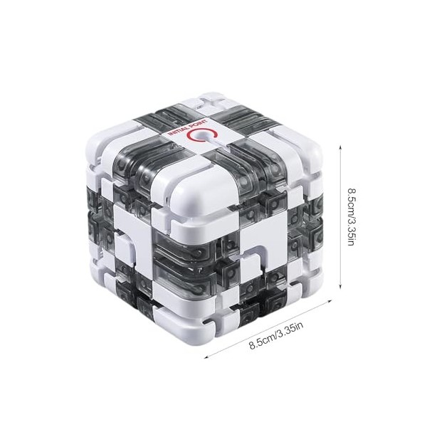 Cube de labyrinthe 3D anti-collision, casse-tête amusant, boîtes de puzzle 3D pour enfant, jouet de labyrinthe, puzzle dimag