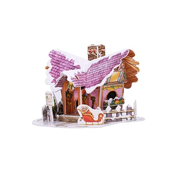 TOYANDONA 1Pc Noël Bureau Décoration Papier Artisanat Maison Modèle Vacances Table Ornement Noël Bureau Ornement Jouets pour 