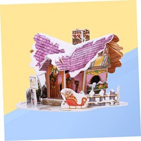 TOYANDONA 1Pc Noël Bureau Décoration Papier Artisanat Maison Modèle Vacances Table Ornement Noël Bureau Ornement Jouets pour 