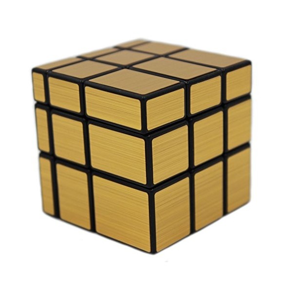 MEISHINE Cube magique, doré, 3 x 3 x 3 cm