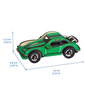 ibasenice Puzzle Dassemblage Jouets De Camion Scie Sauteuse Puzzle Emballé dans Une Boîte 3D Un Camion Tridimensionnel en Bo