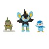 Pokemon PKW3043 – Battle Figure Set – Milza, Plinfa, Luxio, Officiel