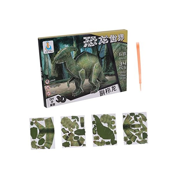 NAMOARLY 1 Ensemble 39 Puzzle Dinosaure Puzzle pour Enfants Puzzles De Bricolage Apprentissage Jouets Puzzles Jeux De Puzzle 