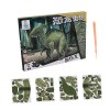 NAMOARLY 1 Ensemble 39 Puzzle Dinosaure Puzzle pour Enfants Puzzles De Bricolage Apprentissage Jouets Puzzles Jeux De Puzzle 