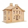 Milageto Puzzle 3D en Bois, Jouet éducatif, de Construction de maquettes de Maison, Jouet dapprentissage précoce pour Enfant