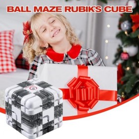 Bexdug Cubes Casse-tête Jouets De Puzzle, Cubes De Puzzle Labyrinthe - Cube Labyrinthe PK 3D compétitif Anti-Collision | Les 