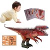 BIOTAT Jouet Dinosaure 3D - Jumbo 3D Paper Dinosaurs Puzzles,Kit de modèle de Puzzle Facile et Portable Projets de Tige de Ca