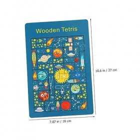Abaodam 1 Ensemble De Jouets Puzzle Univers en Bois pour Tout-Petits