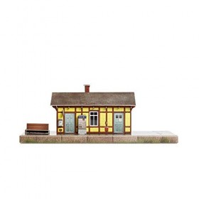 Keranova keranova312&nbsp;échelle 1 : 87&nbsp;x 18,5&nbsp;x 1&nbsp;x 7&nbsp;cm Collection Clever Papier de Bâtiments la Station aufhauzen Puzzle 3D