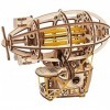 UGEARS Steampunk Airship - Ugears Puzzles en Bois 3D pour Adultes - Modèle mécanique en Bois avec pièces Mobiles pour Adultes