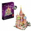 Puzzle 3D - San Basilio LED | Maquette A Construire | Puzzle 3D Adulte Et Puzzle 3D Enfant | Puzzle Enfant 8 Ans | Maquette J