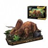 Party town- National Geographic Triceratops, 3D Enfants 8 Ans, Puzzle, Jouets, Jeux de Dinosaures, 8.4366E+12