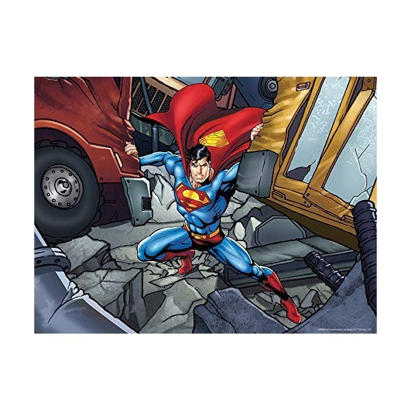 DC Comic Superman Strength Does Not Apply Puzzle Effet 3D, SM32523, Multicolore, One Size