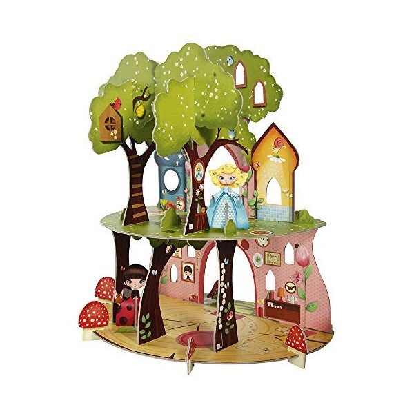 Avenue Mandarine PU002O - Un puzzle décor 3D 34x25x37 cm, Larbre des fées