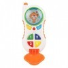 Téléphone jouet, jouet de téléphone portable pour bébé avec appel téléphonique sonore et lumineux pour enfant à partir de 12 
