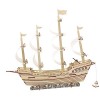 Toyvian Jouets en Bois 1 Set 3D Puzzle De Voile Enfants Puzzles Mécaniques Éducatifs pour Enfants Modèle De Voilier Mécanicie