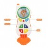 Téléphone jouet, jouet de téléphone portable pour bébé avec appel téléphonique sonore et lumineux pour enfant à partir de 12 