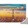 Art Paris Puzzle Adulte 300 Pièces Romantic Paris Romantic Paris Tower Puzzle Classique Kit De Bricolage Jouet en Bois Cadeau