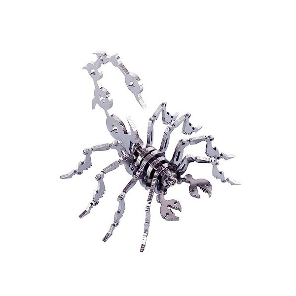 ENDOT Puzzle 3D en métal - Modèle Scorpion - Kit de puzzle 3D en métal - Pour adultes et adolescents