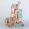 Puzzles en Bois pour Enfants 3D pour Filles de 14 Ans et Plus et Adultes, Maison de Moulin à Vent 84 pièces avec Mini Maison,