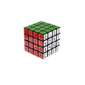 Cubexa Magique Cube, Puzzle, Version Hexadécimale 4x4x4, 6.2 cm, ABS Plastique, De Nouveaux Défis Vous Attendent avec Ce Cube