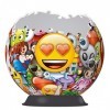 Ravensburger - Puzzle 3D Ball - emoji - A partir de 6 ans - 72 pièces numérotées à assembler sans colle - Support inclus - Di