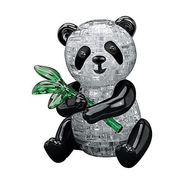 Puzzle panda en cristal 3D