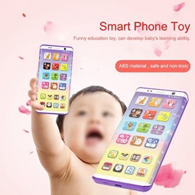 Taidda de Fin dannée Jouet de téléphone Intelligent, Plastique Multifonctionnel drôle Pratique avec écran Tactile de Port US